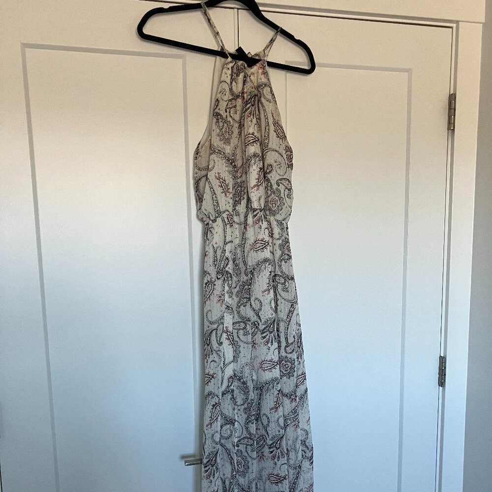Yahada Paisley Pattern Maxi Dress
